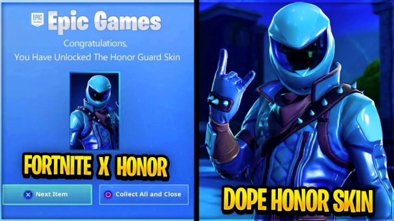 HOW TO *GET* HONOR GUARD SKIN 100 FREE YouTube
