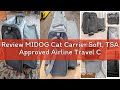 Review MIDOG Cat Carrier Soft, TSA Approved Airline Travel Carrier for Cats and Small Dogs, Under Se