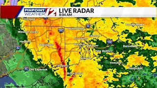 Weather Now: Wind And Rain Taper off Today