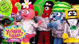 yo gabba gabba family fun yo gabba gabba balloon race kids songs dj lance rock baby songs