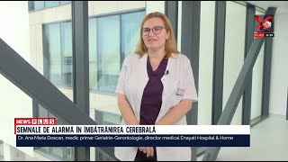 Semnale de alarmă în îmbătrânirea cerebrală - Dr. Ana Maria Doscan, medic geriatru, Enayati Hospital