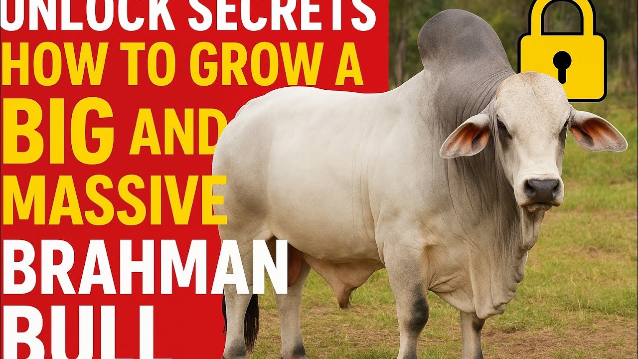 Unlock secrets of the how to grow a Big and massive Brahman Bull 🐂