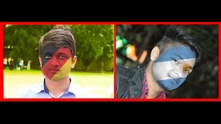 How to Paint National Flag onto a Face | Face Paint Photoshop Tutorial screenshot 3