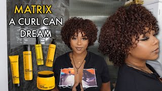 Matrix &quot;A Curl Can Dream&quot; Wash Day Routine + Review! Does it Work On Type 3 Hair?