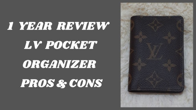 Louis Vuitton Pocket Organizer Monogram Eclipse Lagoon BlueLouis Vuitton Pocket  Organizer Monogram Eclipse Lagoon Blue - OFour