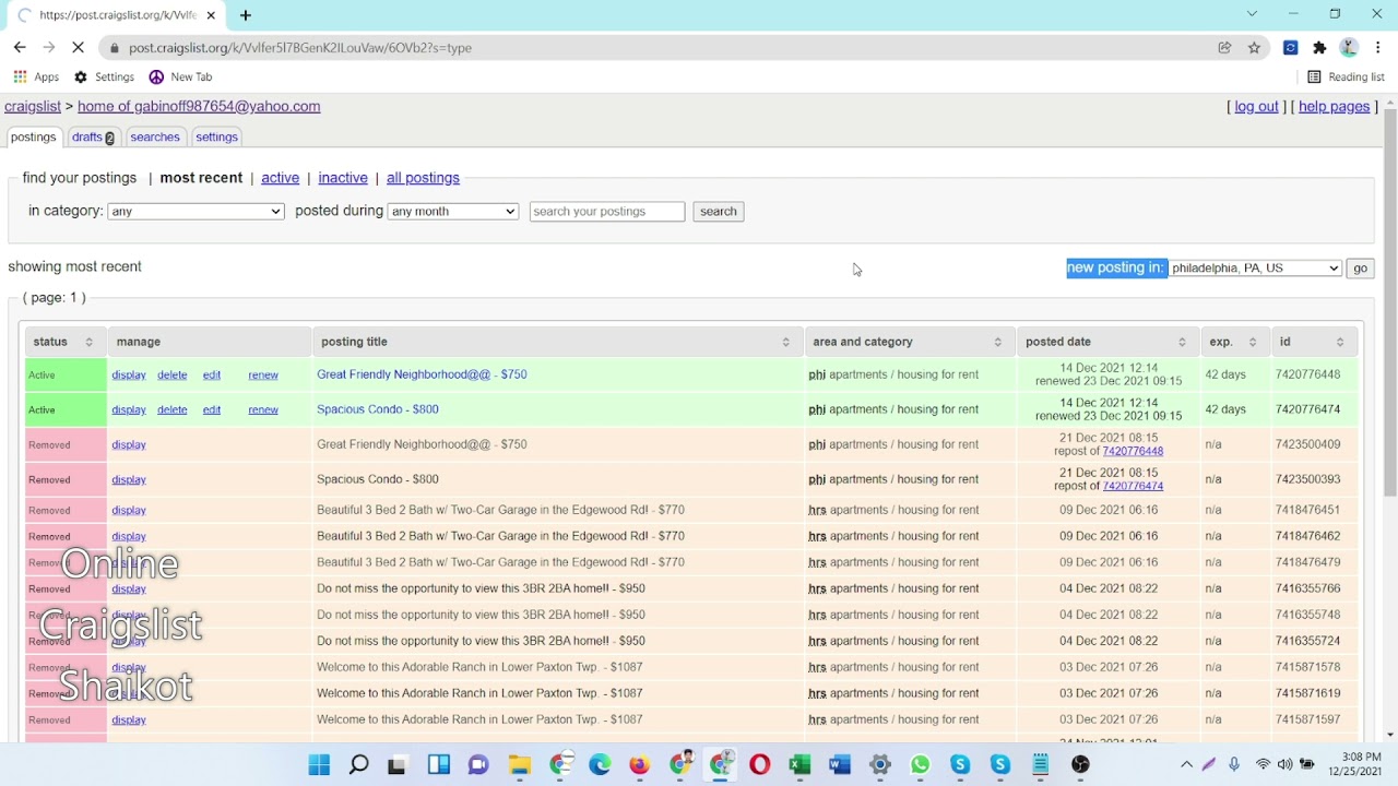 Craigslist Offical House Ads Livie Post CL Post House For Rent