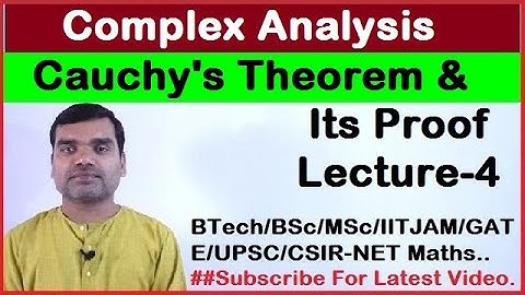 Complex Analysis - Cauchy