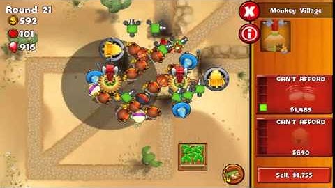 Bloons Monkey City [android] - Contested Territory Desert Terrain round 36
