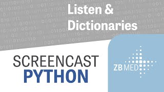 Python Screencast | 05 - Listen und Dictionaries
