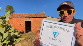 Off Grid Shed with the Bluetti AC300 &amp; B300 Units - Portugal Home Renovations