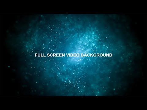 Full Screen Video Background With HTML & CSS