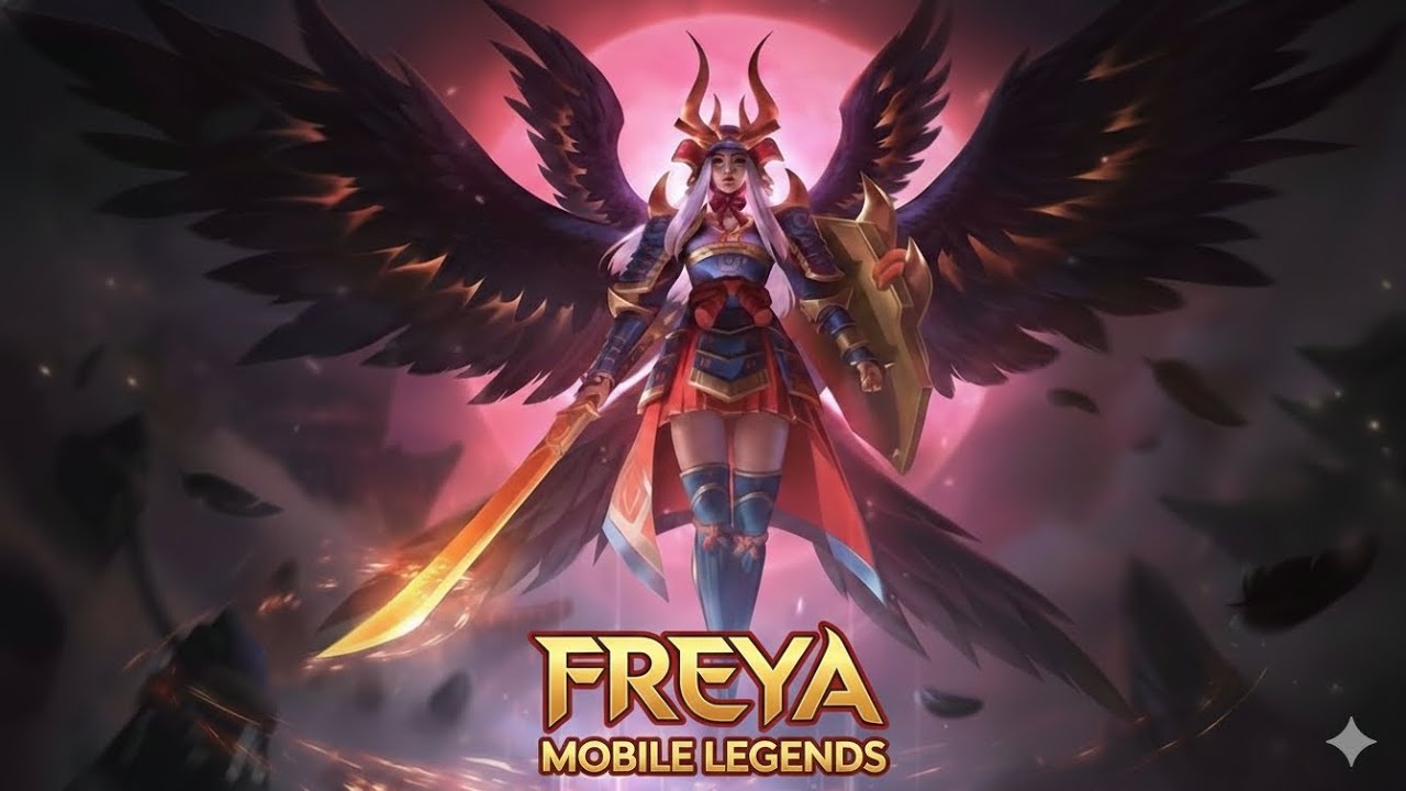 GAMEPLAY AGRESSIVE DAMAGE!!! FREYA REVAMP BUFF + EMBLEM FIGHTER DI EXP LANE  - Mobile legends 
