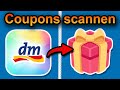 DM App Coupons scannen 2026 (schnell &amp; einfach)