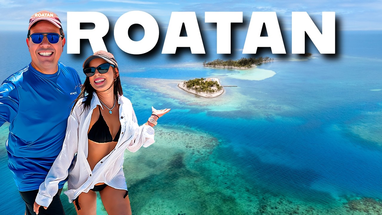 ¿Las mejores playas del Caribe están en ROATAN? Nuestra sorpresa en HONDURAS | Zorito y Doug