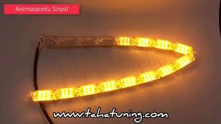 Kayar Sinyalli Kristal Gündüz Ledianimasyon Sinyalli Gündüz Led -Tahatuning