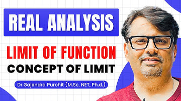 Real Analysis | Limit of Function - Concept of Limit, Left hand & Right hand Limit