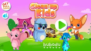 Permainan Edukasi Anak | Clean Up Kids Bubadu screenshot 2