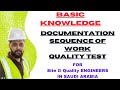 Basic knowledge for civil site engineer  civil quality engineer  documents  sequence of work