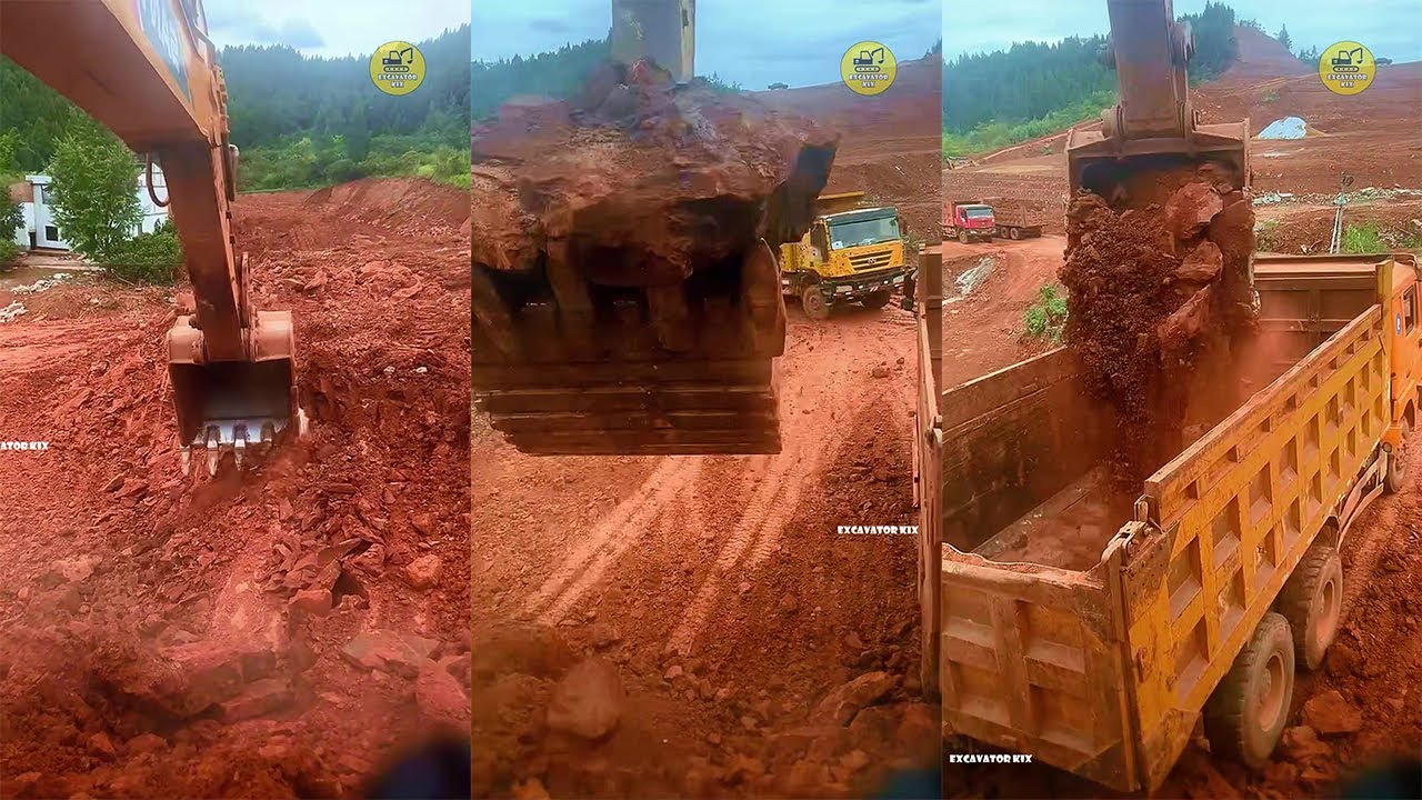 How To Excavators Load Soil Onto Trucks Professionally P1263