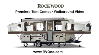 Rockwood Premiere Tent Camper Walkaround Video