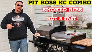 Pit Boss KC Combo | Smoked Ribs