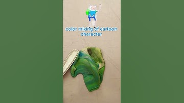 color mixing of cartoon characters make??(brother bro0)#colormixing#satisfying#oddlysatisfying