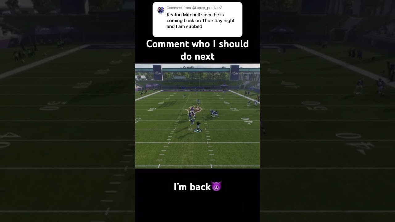 51 Yard Touchdown: Keaton Mitchell 