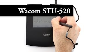 Wacom STU-520 Signature Tablet - Product Preview screenshot 5