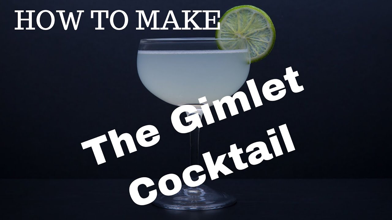 How to make a Gimlet Cocktail YouTube