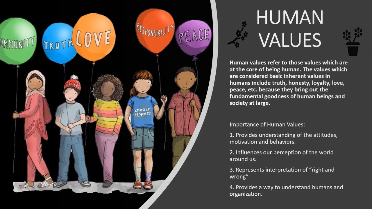 Human values. Respect as a Human value. Tolerance as a Human value.