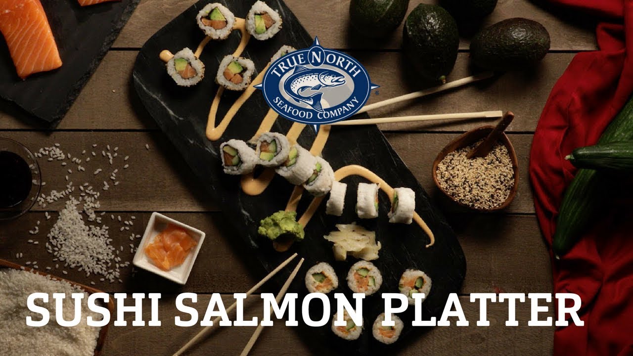 Salmon Sushi Platter