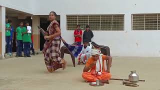 Performed As Karnataka Warrior Onake Obavva School Embly Activity Proud Of You Magale