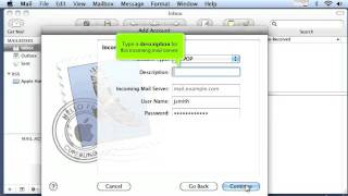 How to setup a mail account using POP