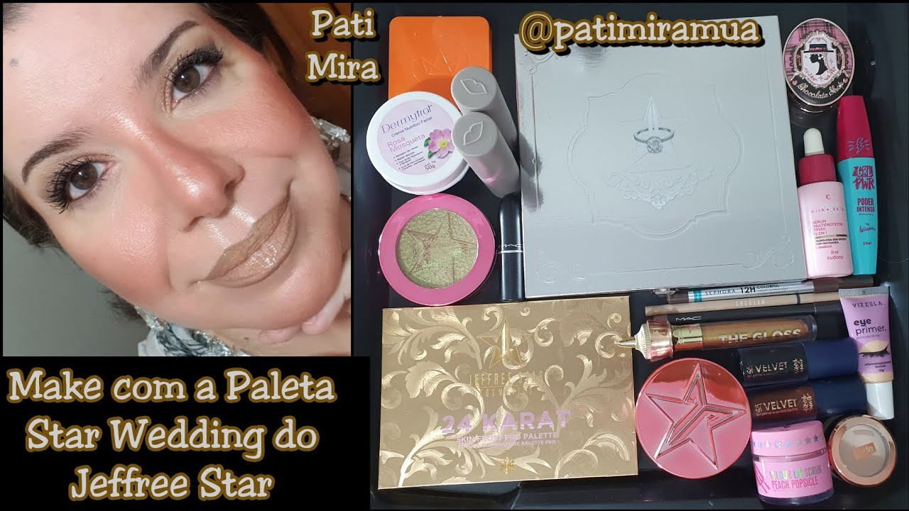Make com a Paleta Star Wedding do Jeffree Star 🤍