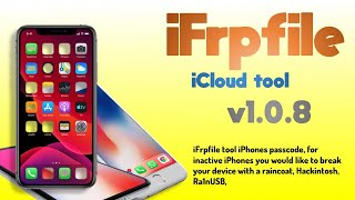iFrpfile all in one tool v1.0.8 Untethered Bypass iCloud iOS