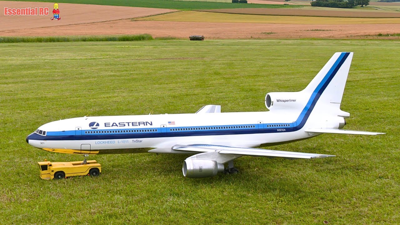 Lockheed Sc Airplane Eastern Lockheed L-1011 Tristar RC Airliner (with RC Tug\Tractor ...