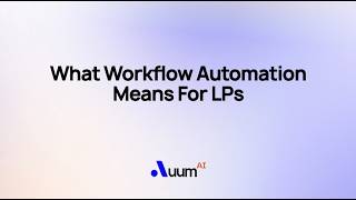 AI Fundamentals for LPs: What Workflow Automation Actually Means for LPs #limitedpartners #ai