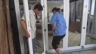 How to Assemble the Folding Door
