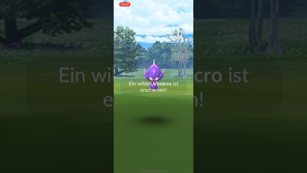 Neues Pokemon Venicro fangen 