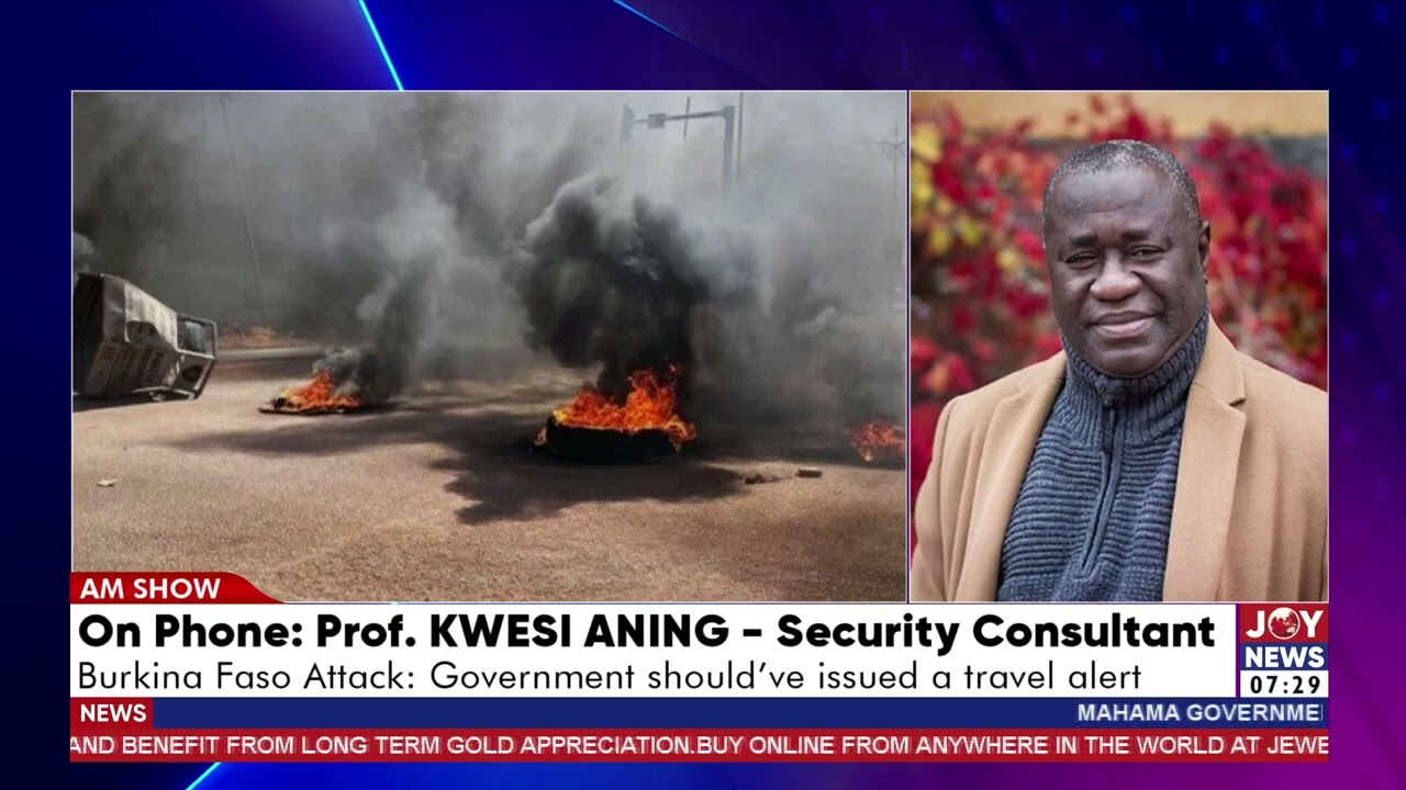 Prof. Kwesi Aning warns attitude toward huge projects and galamsey will undermine food security.