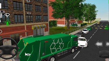 Trash Truck Simulator #20 - Android IOS gameplay walkthrough