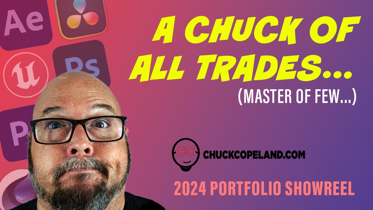 2024 Portfolio Showreel | ChuckCopeland.com | #videoediting #digitalcreator #catdad