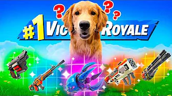 Using My *DOG* to PICK MY LOOT in Fortnite!