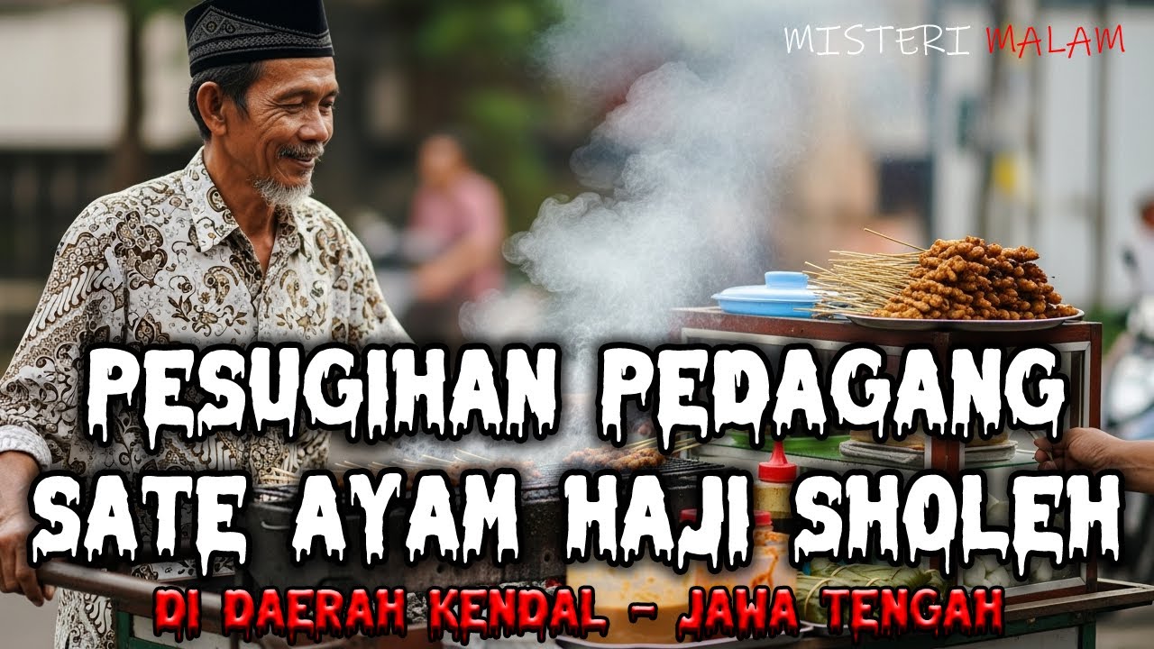 KISAH PESUGIHAN PEDAGANG SATE AYAM HAJI SHOLEH !!! DI DAERAH KENDAL - JAWA TENGAH..