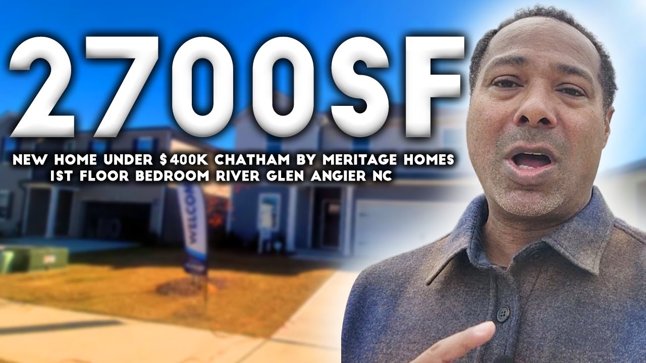 2700sf New Home under $400k! Chatham by Meritage Homes | 1st Floor Bedroom | River Glen | Angier NC