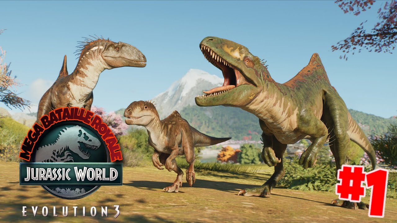 300 DINOS BATTLE ROYALE ! Jurassic World Evolution 3 - Partie 1 - YouTube