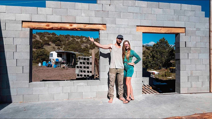 DOORS and WINDOWS! | Concrete Tiny Home OFF GRID