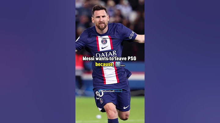 Real reason why Messi wants to leave PSG 😳 #football #viral
