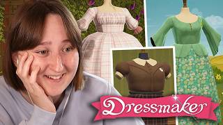 Sewing with patterned fabric! | Dressmaker #7 (Streamed 10/5/26) screenshot 4