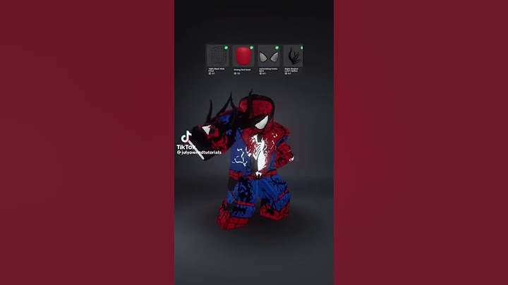 Sybiote transformation Spider-man on roblox#acrossthespiderverse #spiderman #roblox